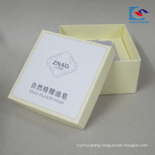 paper box custom printed for soap and gift packing with label sticker